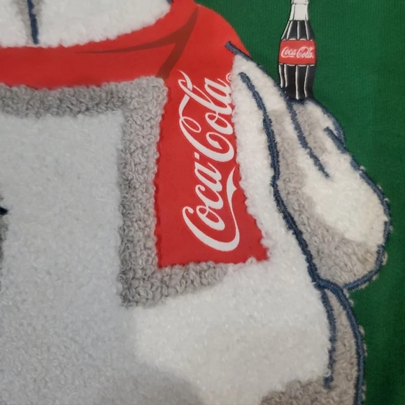 Unique Classic Coca Cola Holiday Bears Sweatshirt-NWT - Picture 3 of 5